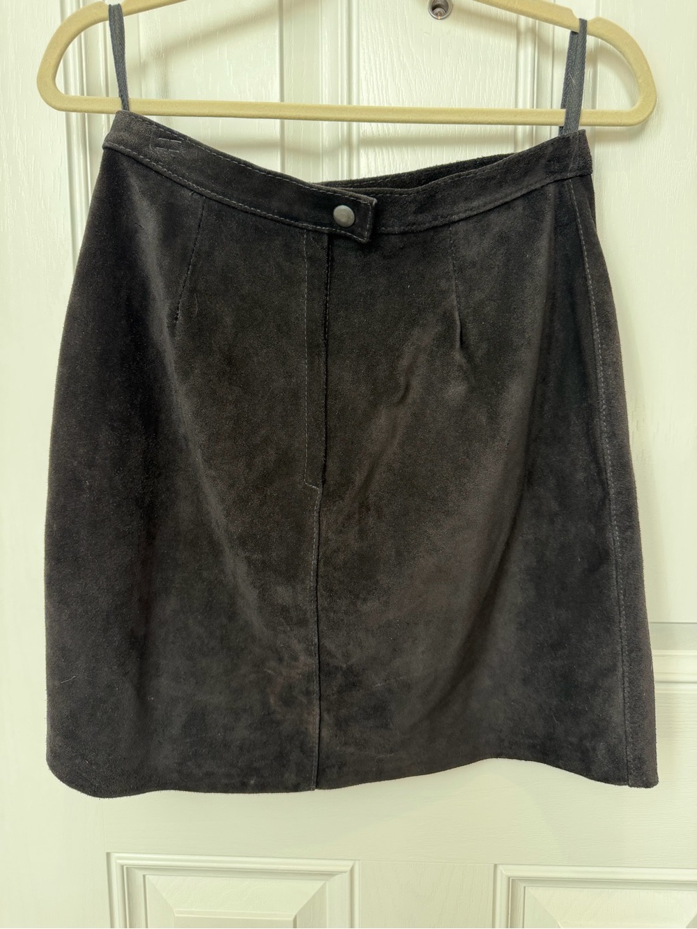 True Vintage 90s Suede Mini Skirt